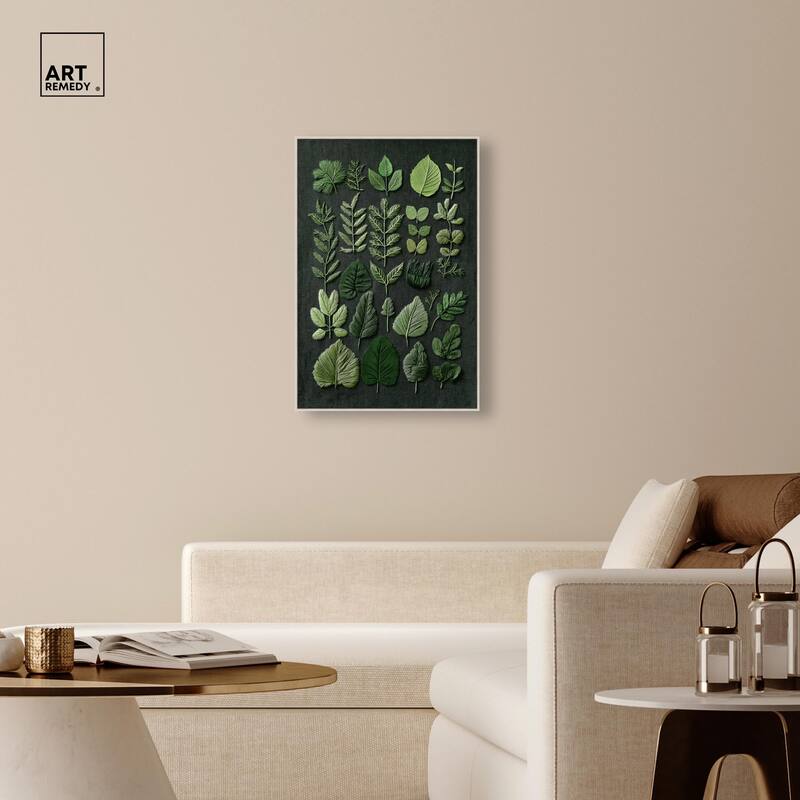 Leaf Library III Canvas by Art Remedy