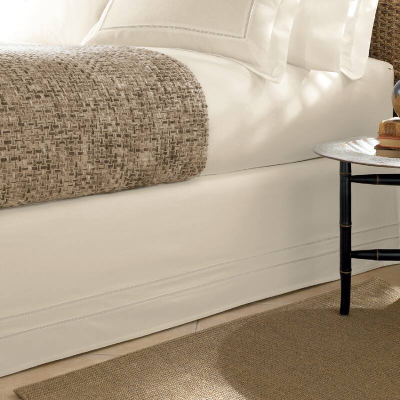 Linenweave Hemstitch 15 Inch Bed Skirt
