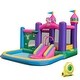 preview thumbnail 7 of 5, 6-in-1 Kids Inflatable Bounce House with Slide Jumping Area with 735W Blower