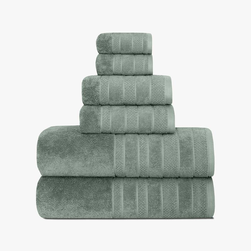 True Luxury Towels - Iceberg Green - Bath Towel Set