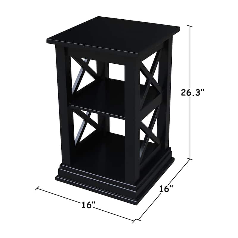 Hampton Solid Hardwood Accent Side Table