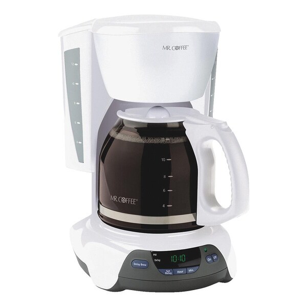 Mr. Coffee Wht 12 Cup Coffeemaker