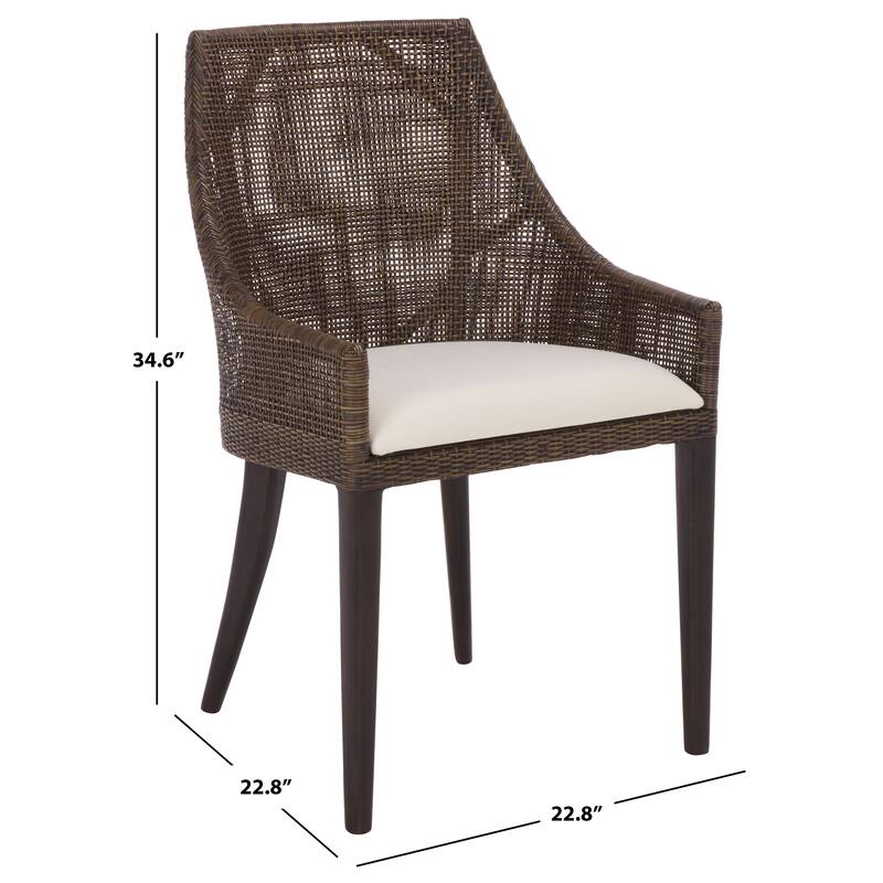 SAFAVIEH Home Maro Arm Chair - 23"W x 23"D x 35"H
