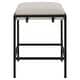 preview thumbnail 1 of 2, Uttermost 23695 Paradox 18" Wide Counter Stool Matte Black / White