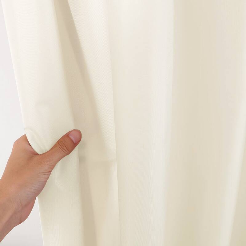 Waterproof Fabric Shower Curtain Liner with Magnets