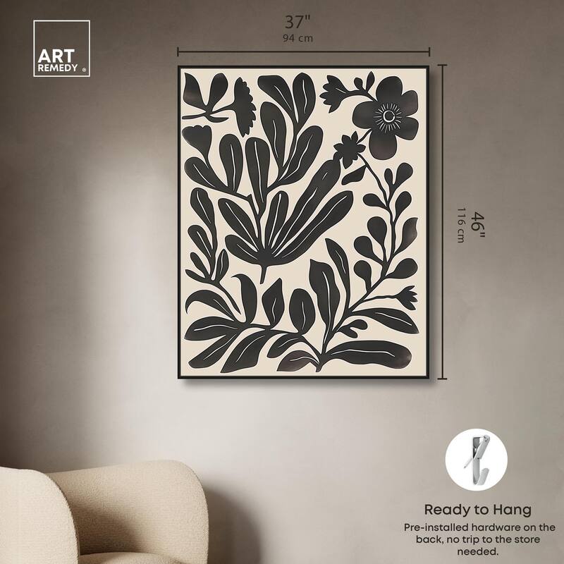 Ebony Eden Essence II Canvas by Art Remedy