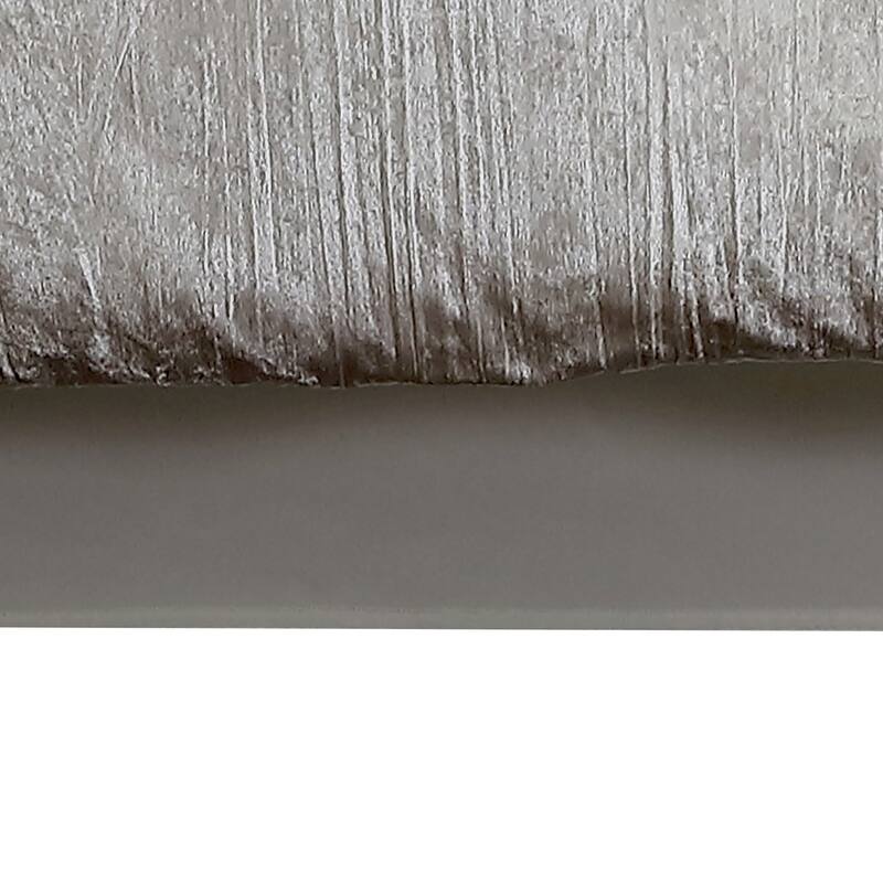 Jay 7 Piece King Comforter Set, Polyester Velvet Deluxe Texture, White