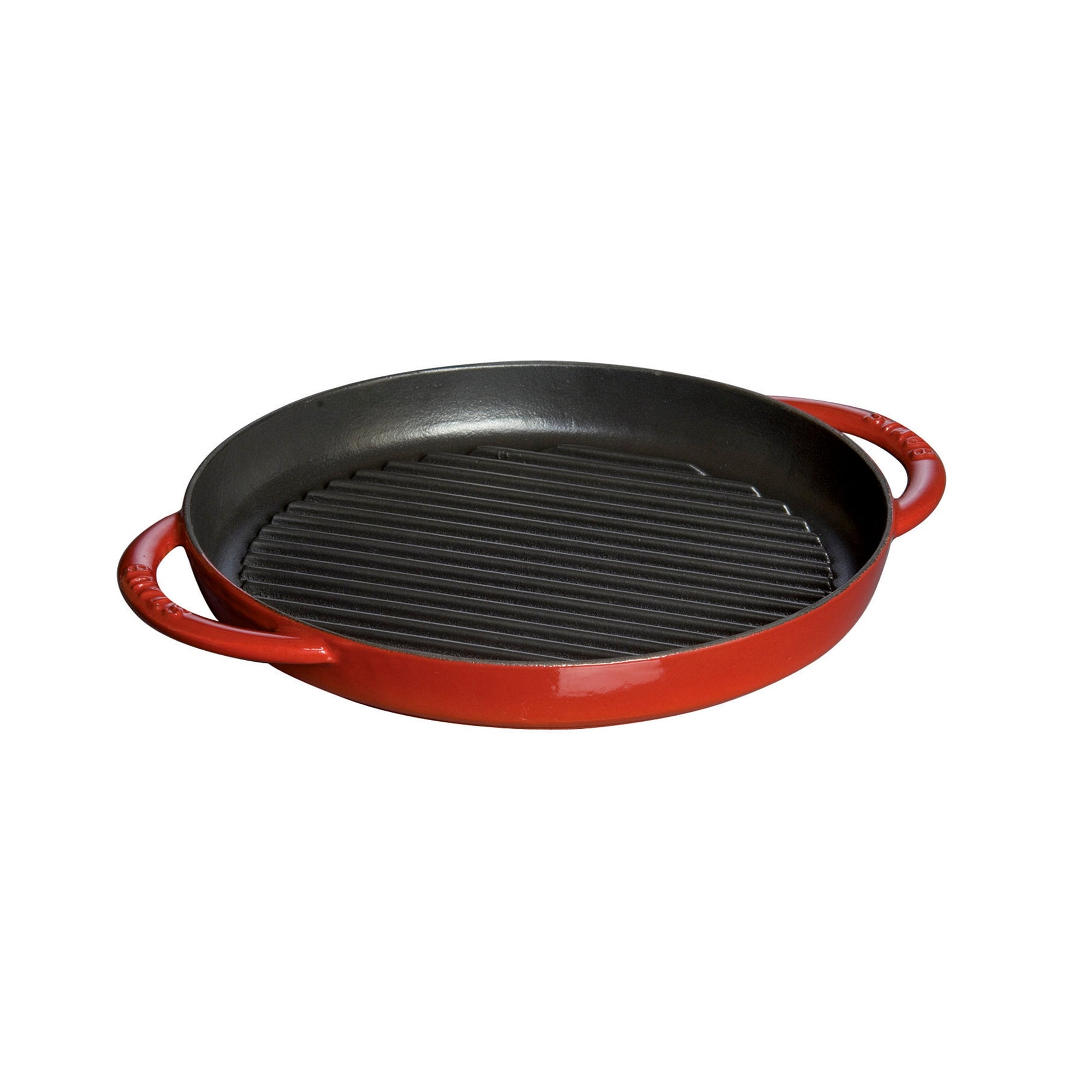  Staub Cast Iron 3-pc Cocotte and Fry Pan Set-Grenadine, Made in  France: Home & Kitchen