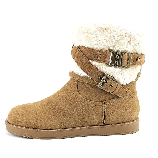 G by Guess Womens alixa Closed Toe Ankle Cold Weather Boots, Grey, Size 7.0