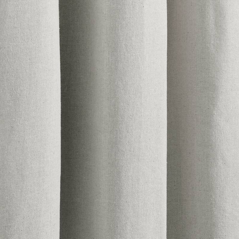 Lush Decor Insulated Grommet Blackout Linen Window Curtain Panel Single