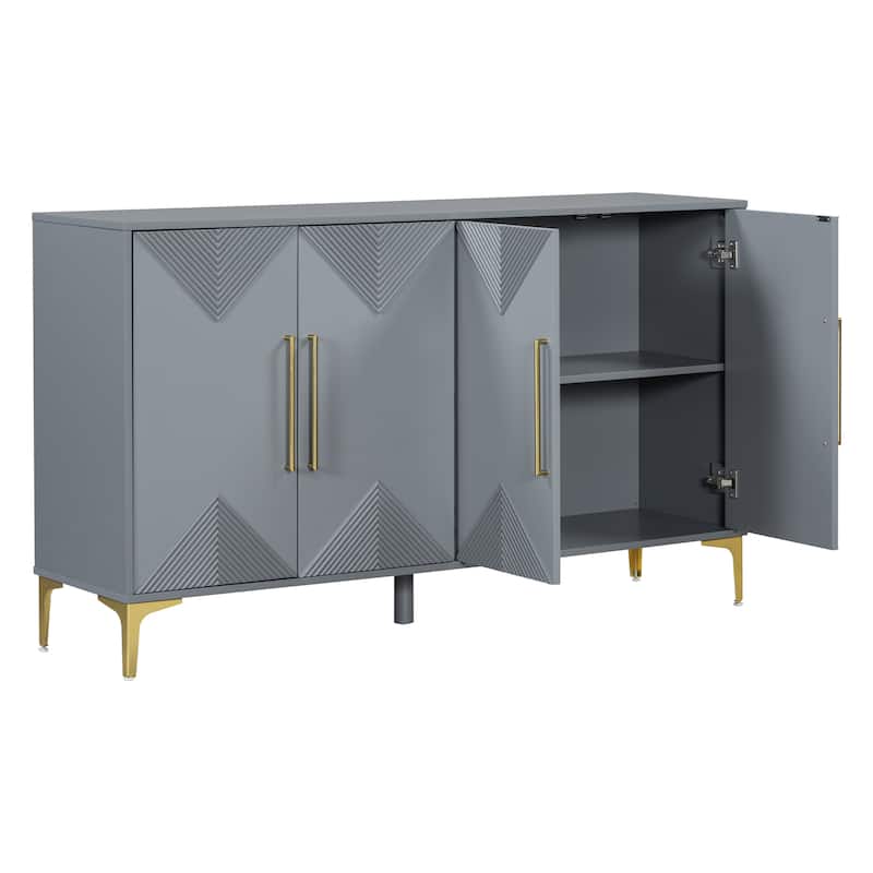Unique Features of a Four-Door Cabinet