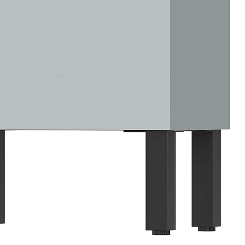 Moasis 37"/24"/16" Wide Bathroom Vanity with Top Mount Sink and Soft Close Door Modern Gray Design