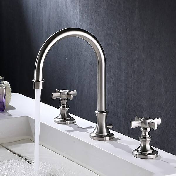Shop Widespread Bathroom Faucet Toilet Kitchen Hot Cold Water Brass Faucet 8 X 10 8 X 10 Overstock 31858111