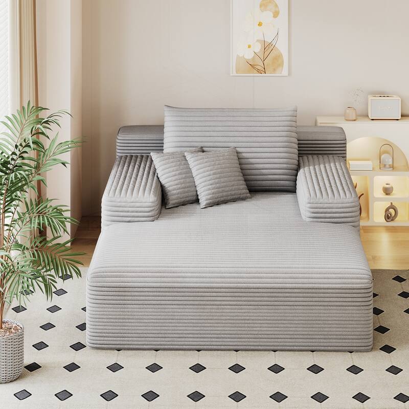 Comfortable Oversized Sofa Bed for Relaxation and Multipurpose Use