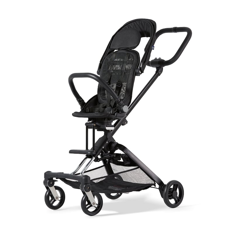 On-the-Go 3-in-1 Lightweight Stroller, Bubble Black