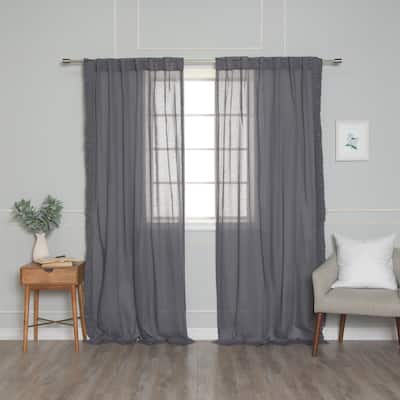 Aurora Home Side Pleat Curtains