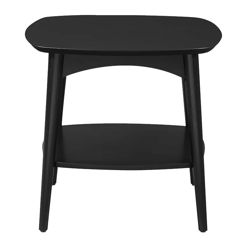 Mid Century Copenhagen Accent Table in Walnut Finish