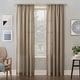preview thumbnail 10 of 18, No. 918 Amalfi Linen Blend Semi-Sheer Rod Pocket 1-Piece Curtain Panel, Single Panel 54x63 - Taupe