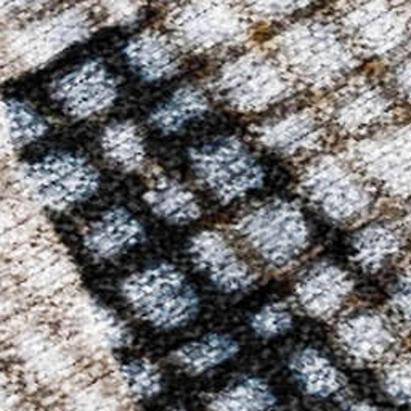 HomeRoots Abstract Transitional Rectangle Outdoor Rug