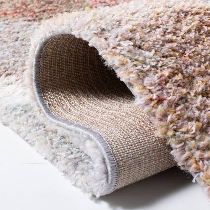 SAFAVIEH Calista Shag Francie Abstract 1-inch Thick Rug