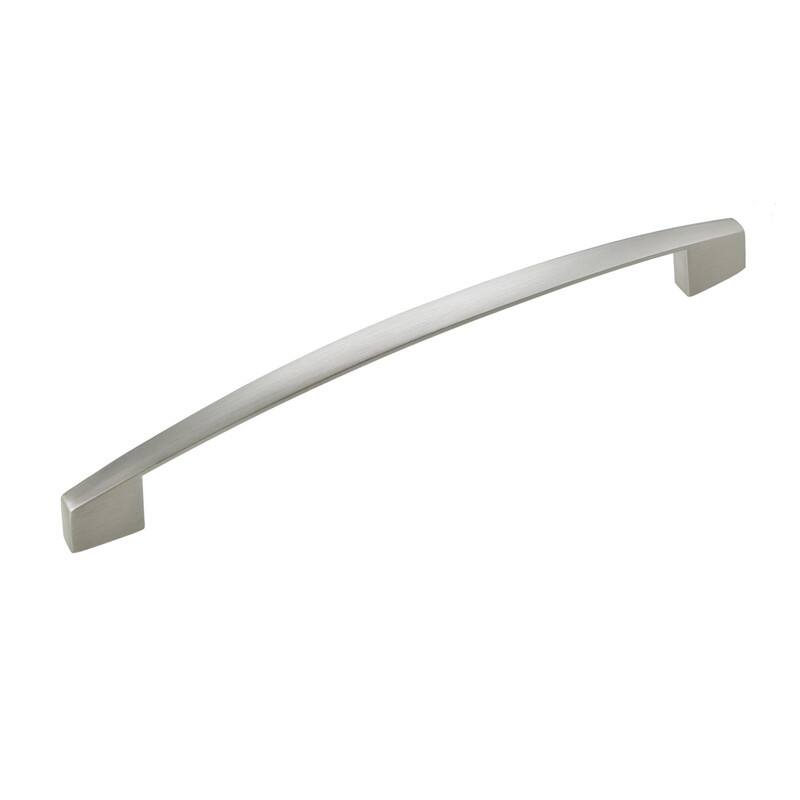 Utopia Alley Apollo Pull Handle - Decorative Cabinet Brushed Nickel Drop Pull Handles, 6.4" Center to Center