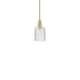 Option Brushed Brass / Clear Basket Weave
