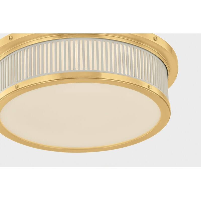 Hudson Valley Lighting MDS1901 Ashdown 14" Wide LED Flush Mount Drum