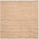 preview thumbnail 13 of 12, SAFAVIEH Handmade Natural Fiber Roksana Jute Rug 6' Square - Natural - Square