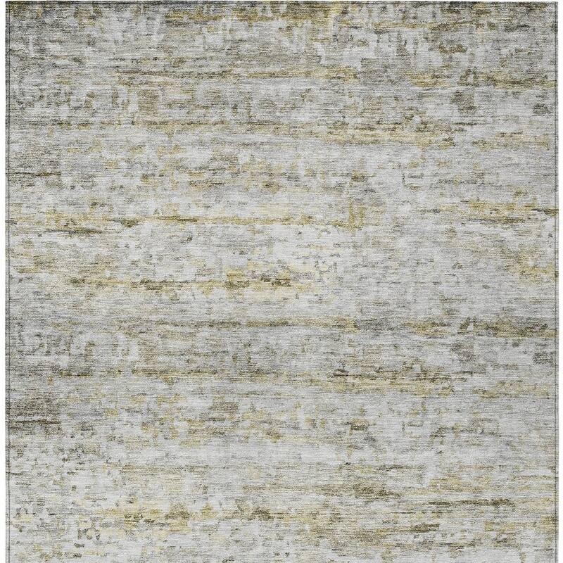 HomeRoots Striped Transitional Rectangle Outdoor Rug