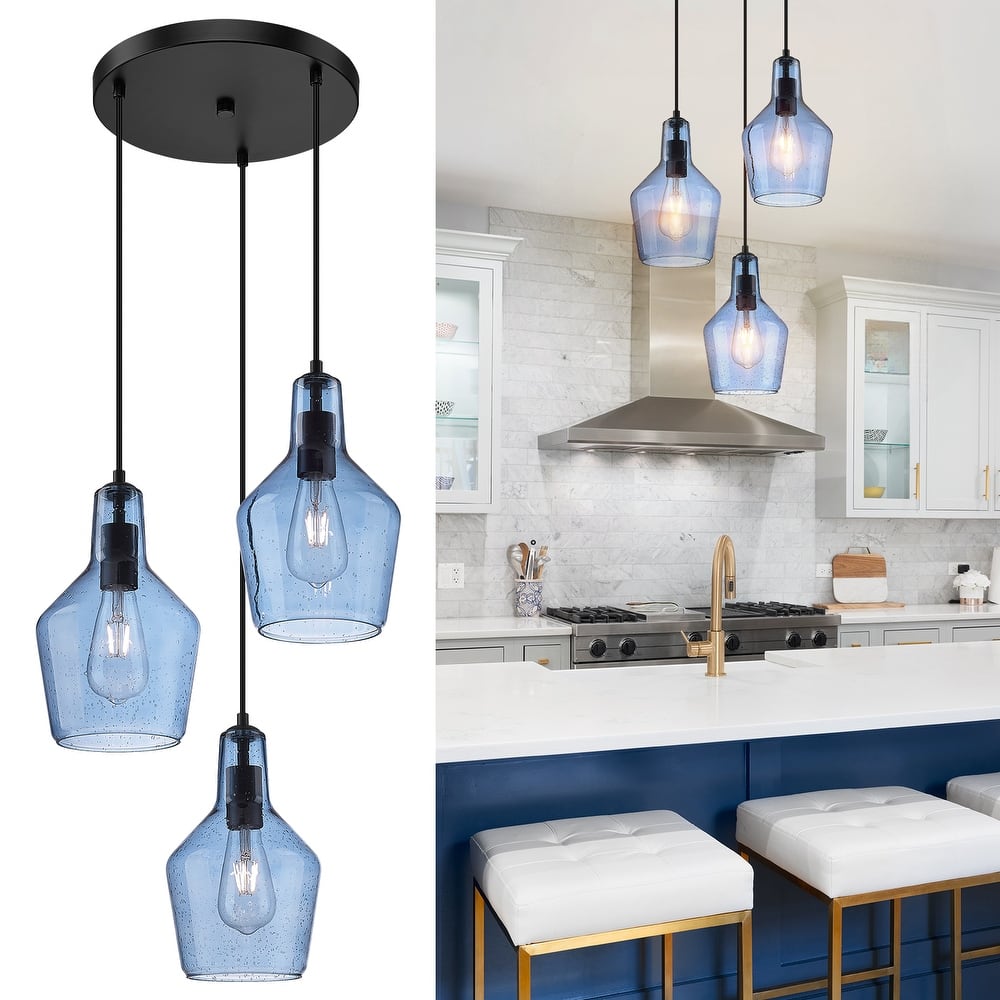 Modern 3-Light Kitchen Island Chandelier
