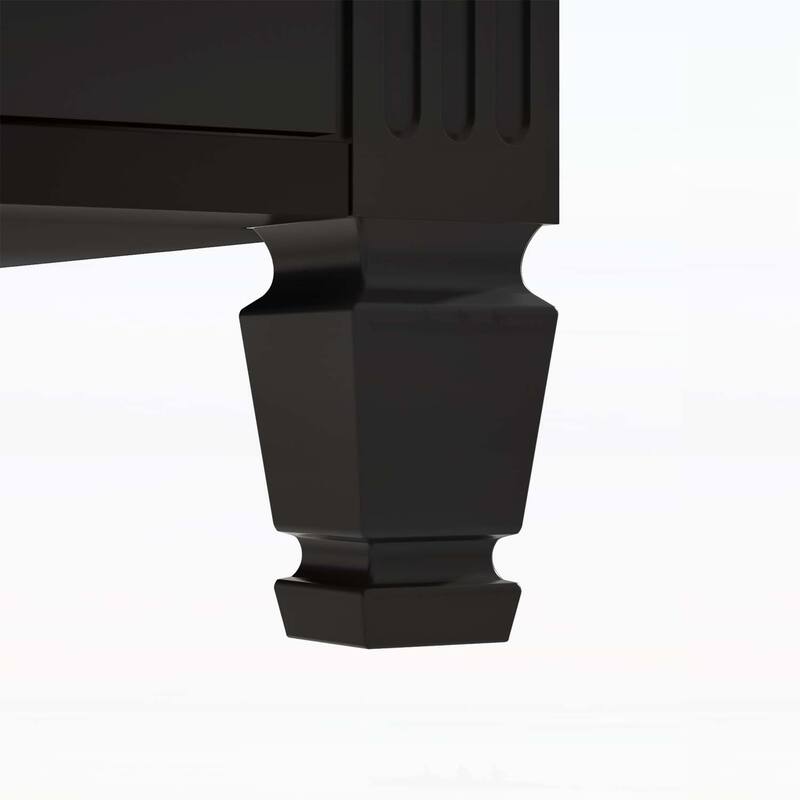 Bathroom Vanity Cabinet with Sink,with One Tip-out Drawer,3 Side Drawers,Adjustable Shelf