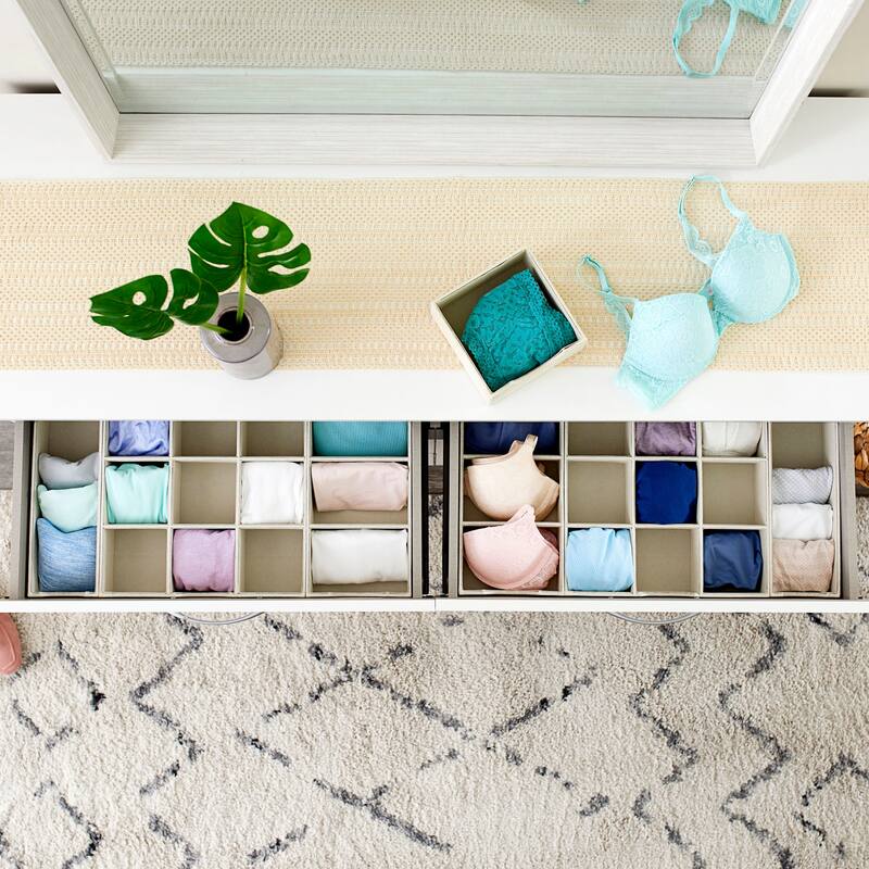 Household Essentials 9-Compartment Drawer Organizers