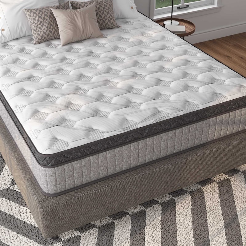12" Diamond Innerspring Hybrid and Cool Gel Memory Foam Mattress