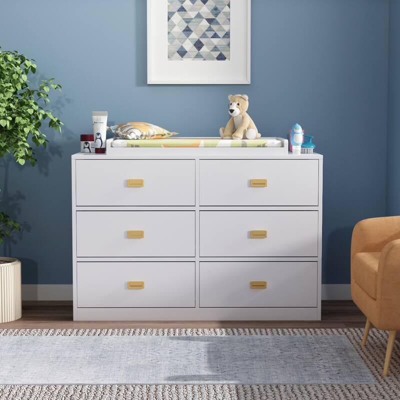 45.1"W x 32.9"H Timechee Changing Table Dresser