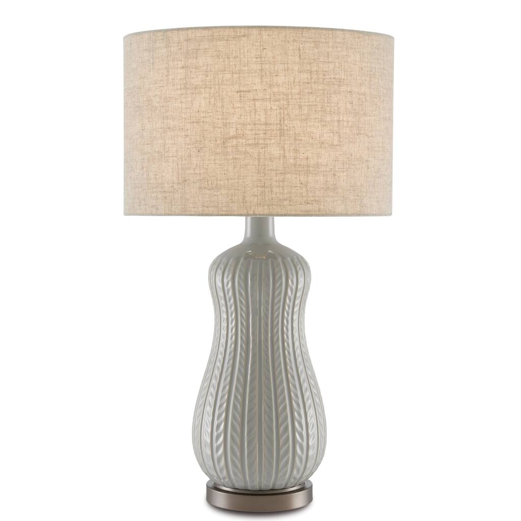 Currey & Company Mamora Pale Table Lamp - 28.75"h x 16"dia