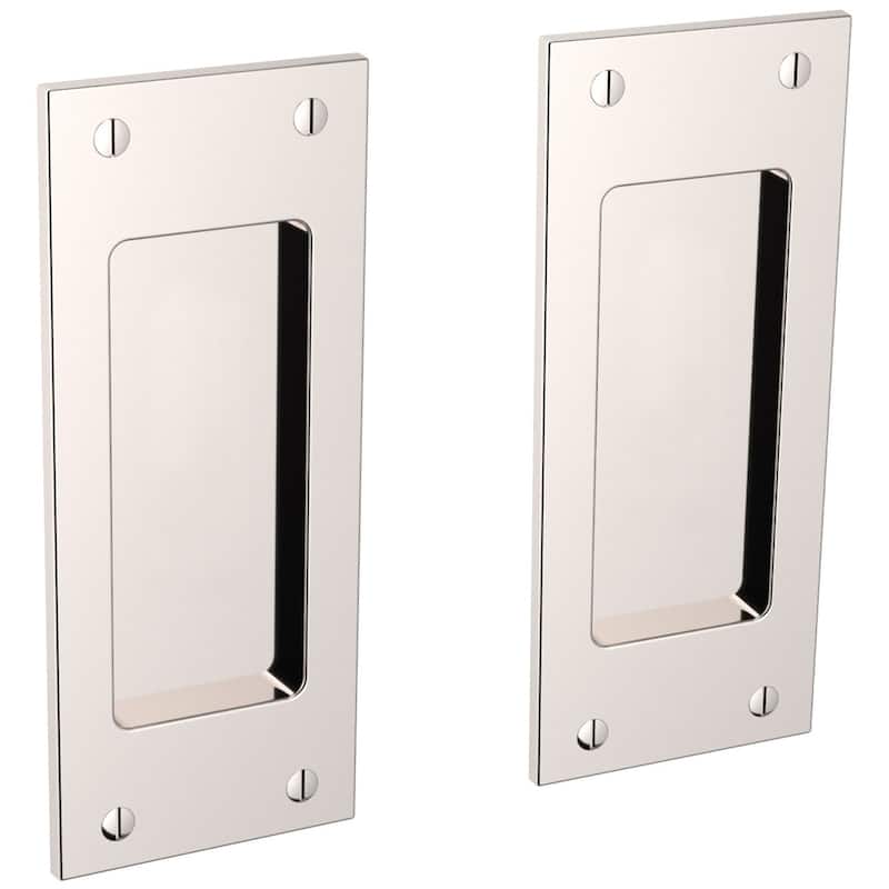 Baldwin Santa Monica Full Dummy Pocket Door Set with Double Door Catch