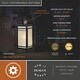 preview thumbnail 4 of 9, Hyde Bronze Motion Sensor Dusk to Dawn Mission Outdoor Wall Light - 7.25-in W x 15.5-in H x 10.25-in D