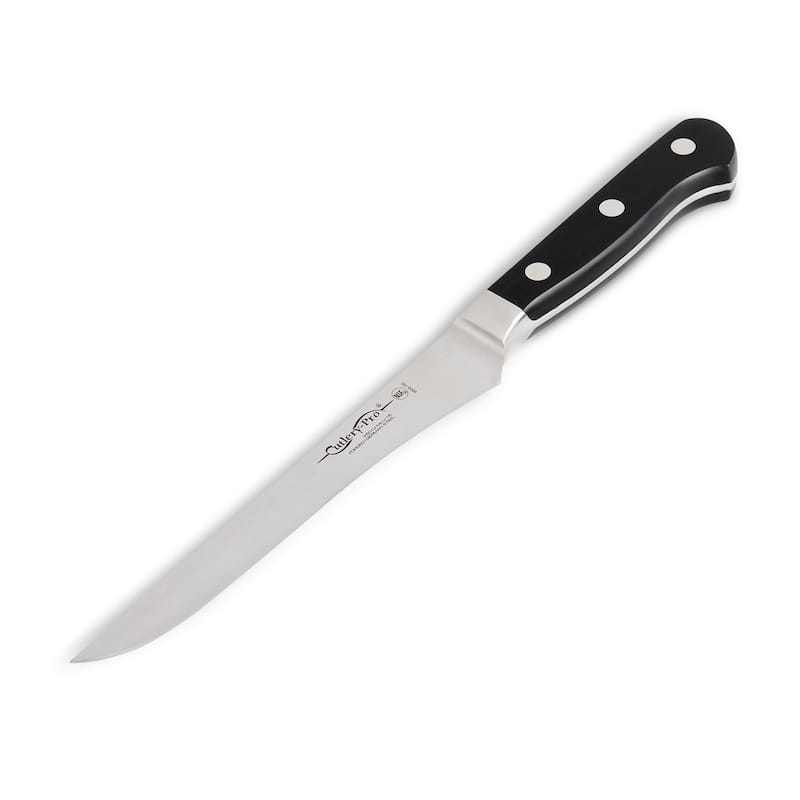 CatCora Forged Boning Knife, Professional 6-Inch German Steel Blade, Ergonomic Triple-Rivet Handle, NSF-Certified Kitchen Knife