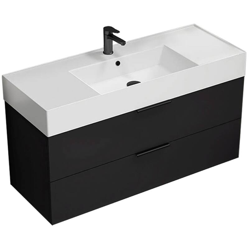 Nameeks Derin-4818-W Derin 48" Wall Mounted Single Basin Vanity Set