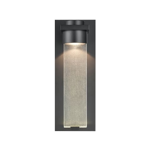 Millennium Lighting Amster Metal LED Outdoor Wall Sconce in Powder Coat Black