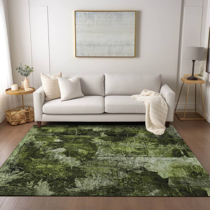 Paz Garden-Inspired Weather Resistant Timeless Fusion Outdoor Rug