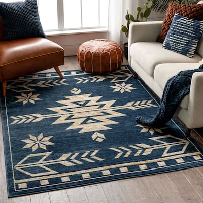 Well Woven Tulsa Canton Southwestern Area Rug