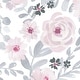 preview thumbnail 6 of 4, Bedtime Originals Blossom Pink/Gray Watercolor Floral Baby Fitted Mini Crib Sheet