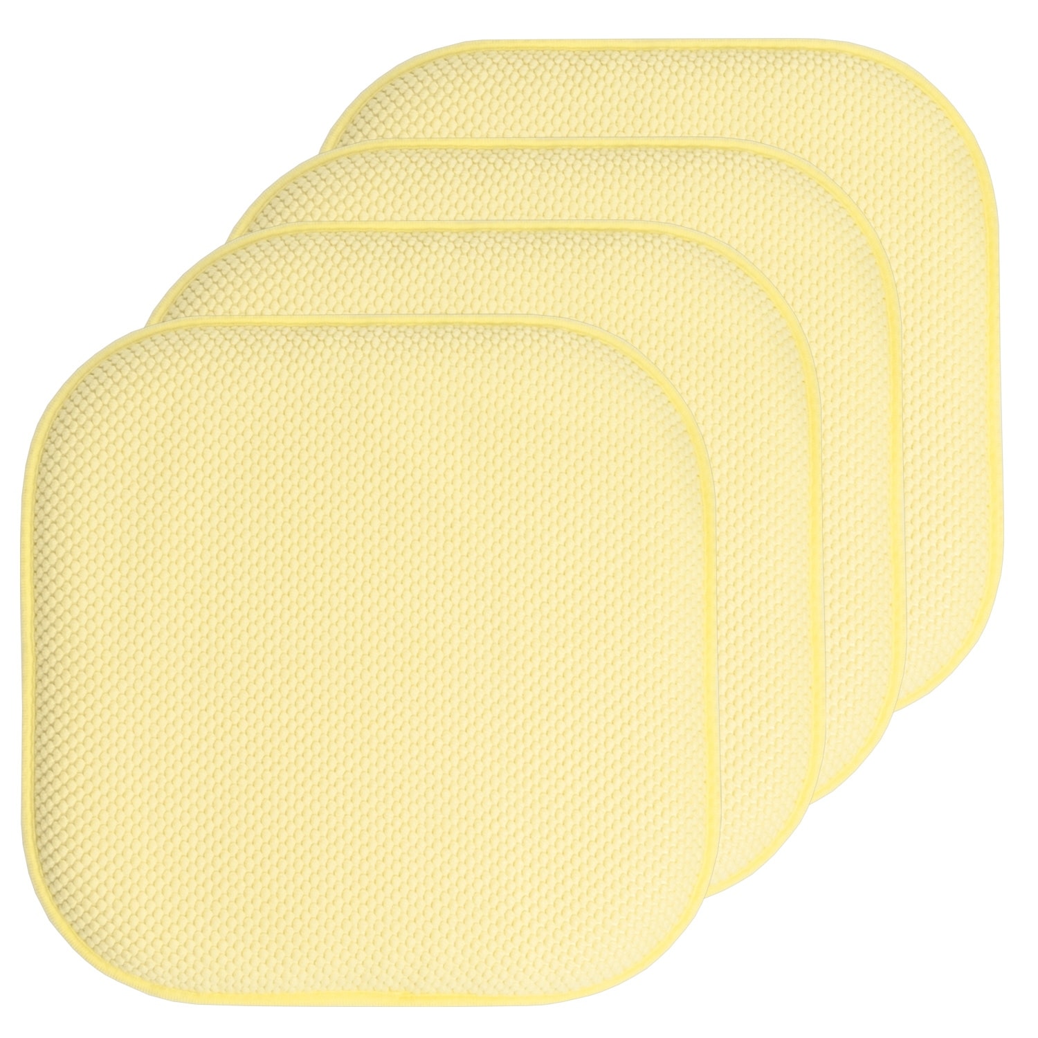 Seat Cushion Soft Chair Pads Ultra Soft Warm Chair Cushion Pillow Non-Skid  Backing Cushion For Home Office Yellow 