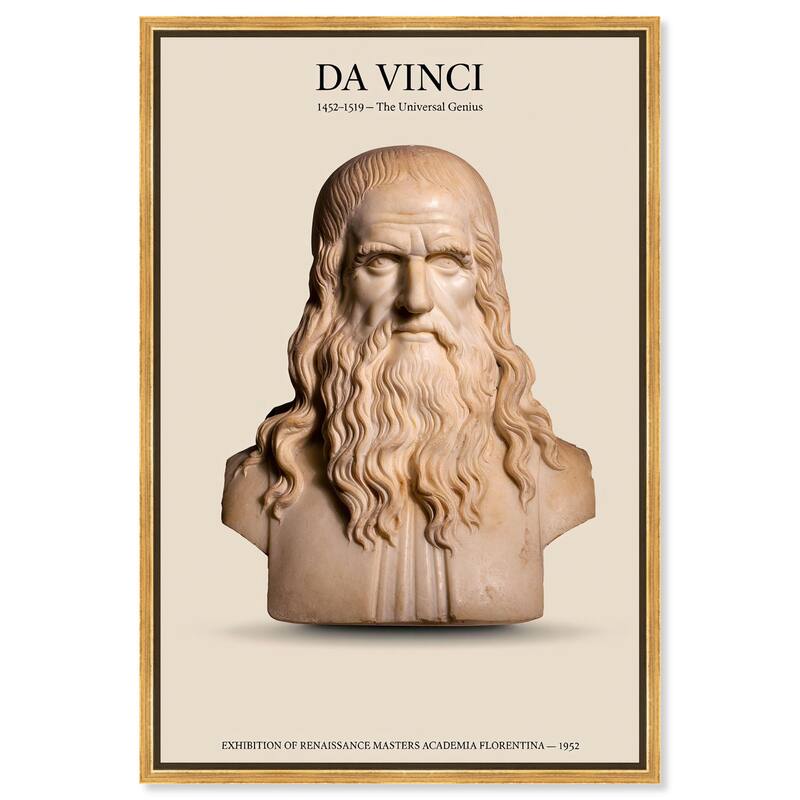 Universal Genius Canvas by Art Remedy - Gold - 20" x 30"
