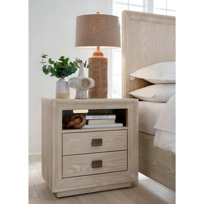 Harbor Rustic-Modern Bedroom Set with Storage Bed (Storage Bed + 2 Nightstand)
