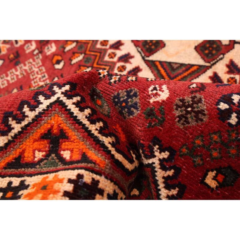 ECARPETGALLERY Hand-knotted Konya Anatolian Red Wool Rug - 6'8 x 9'10