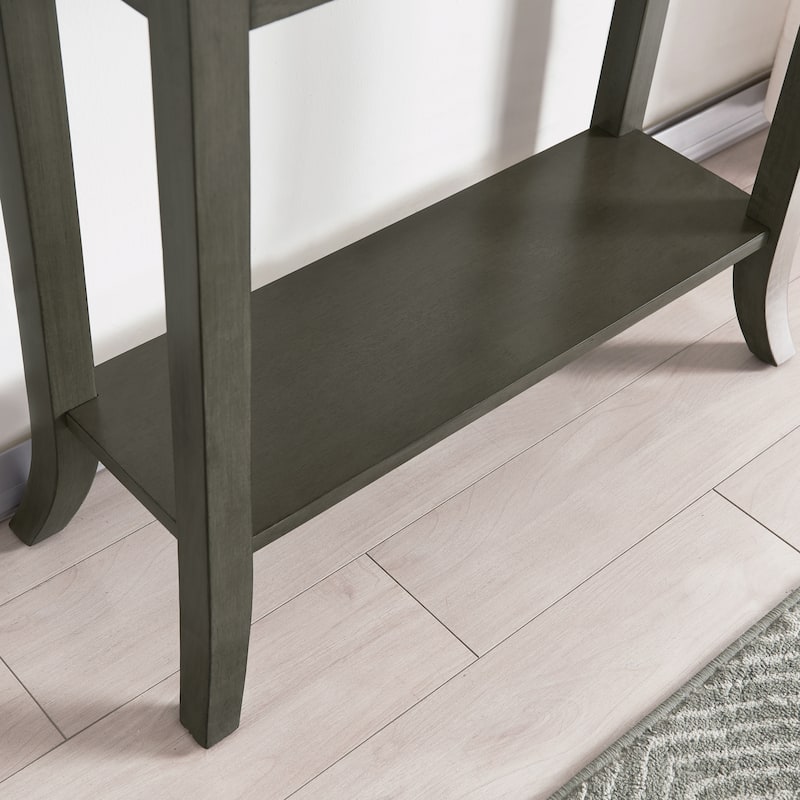 Leick Home Traditional Tray Edge Console Hall Stand