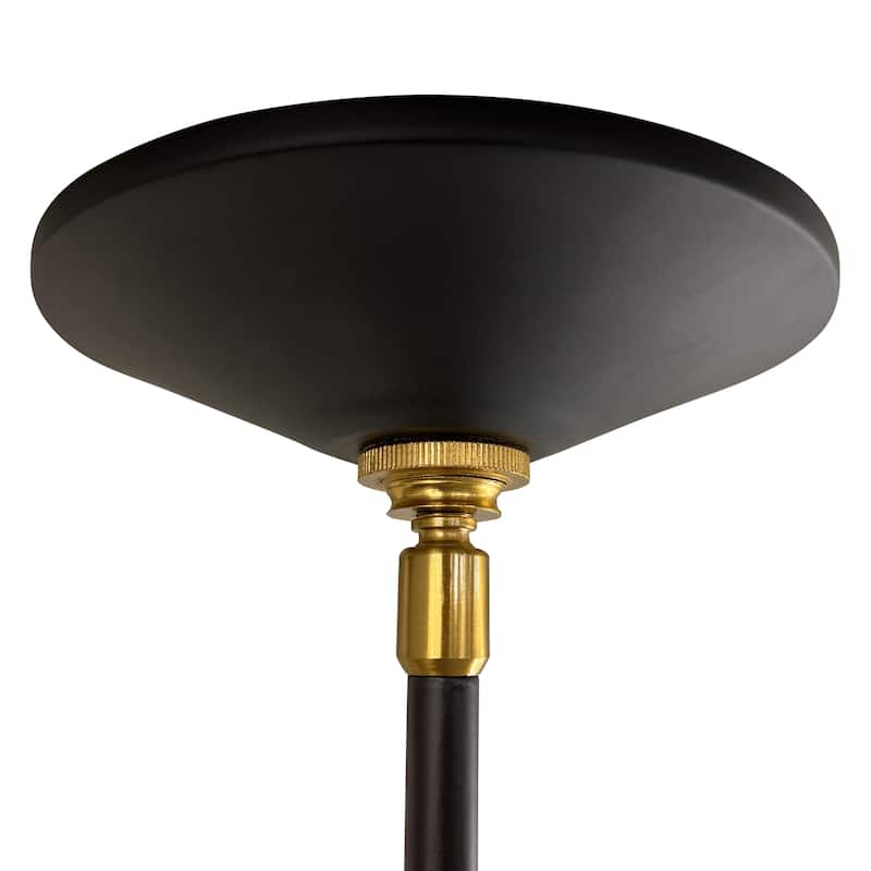 Elk Home Modley Matte Black With Black Metal Shade 1 Light Pendant
