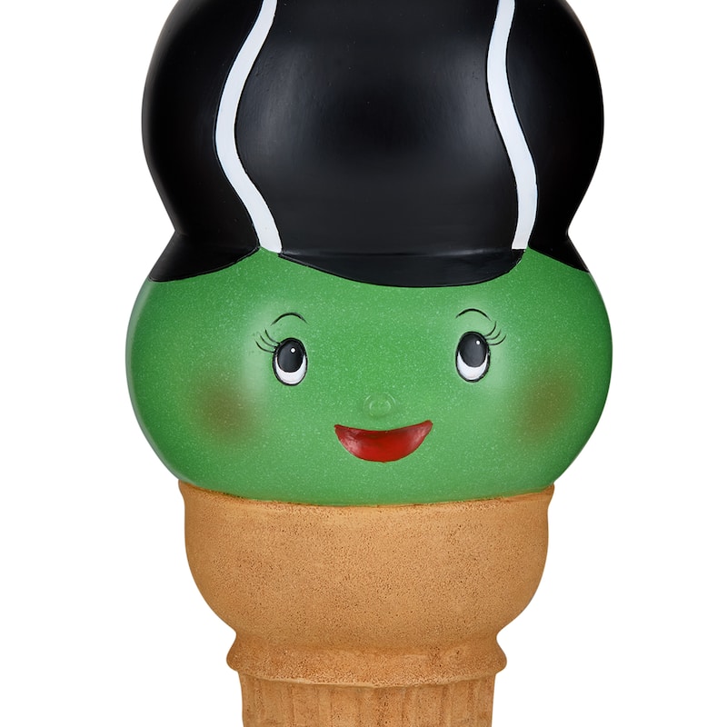 National Tree Company 14" I-Scream Cone, Bride of Frankenstein Halloween Tabletop Decoration - 14 in